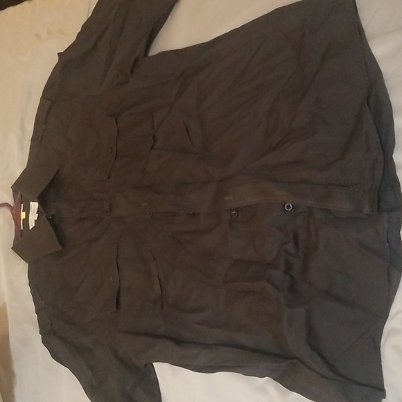 Mens black button up shirt - Picture 2 of 3